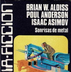 Libros de segunda mano: SONRISAS DE METAL - BRIAN W. ALDISS, POUL ANDERSON, ISAAC ASIMOV