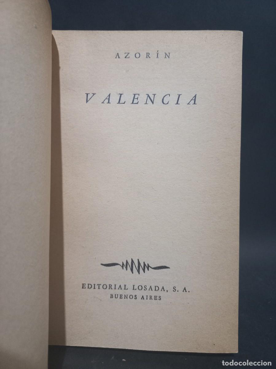 Libros de segunda mano: AZOR&Iacute;N - VALENCIA - 1949 - Foto 2