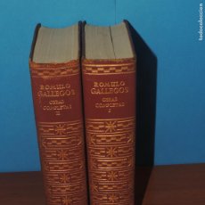 Libros de segunda mano: ROMULO GALLEGOS.-OBRAS COMPLETAS. AGUILAR 2VOL.OBRA COMPLETA