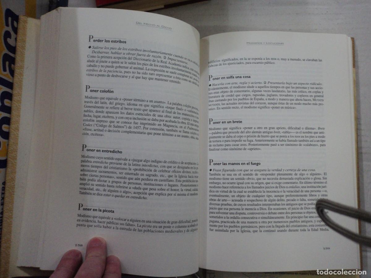Libros de segunda mano: Del hecho al dicho - Gregorio Doval - Ediciones del prado - Foto 4