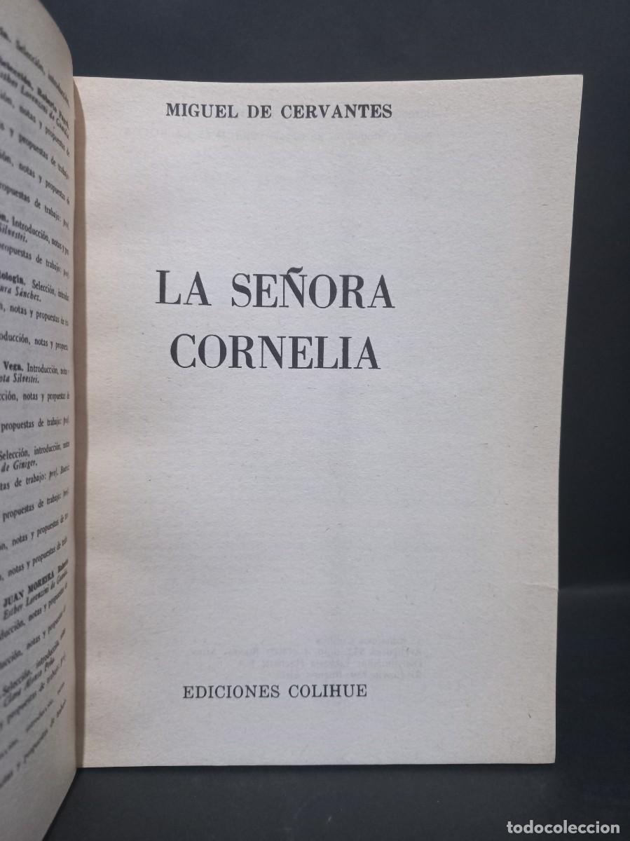 Libros de segunda mano: MIGUEL DE CERVANTES - LA SE&Ntilde;ORA CORNELIA - 1981 - Foto 2
