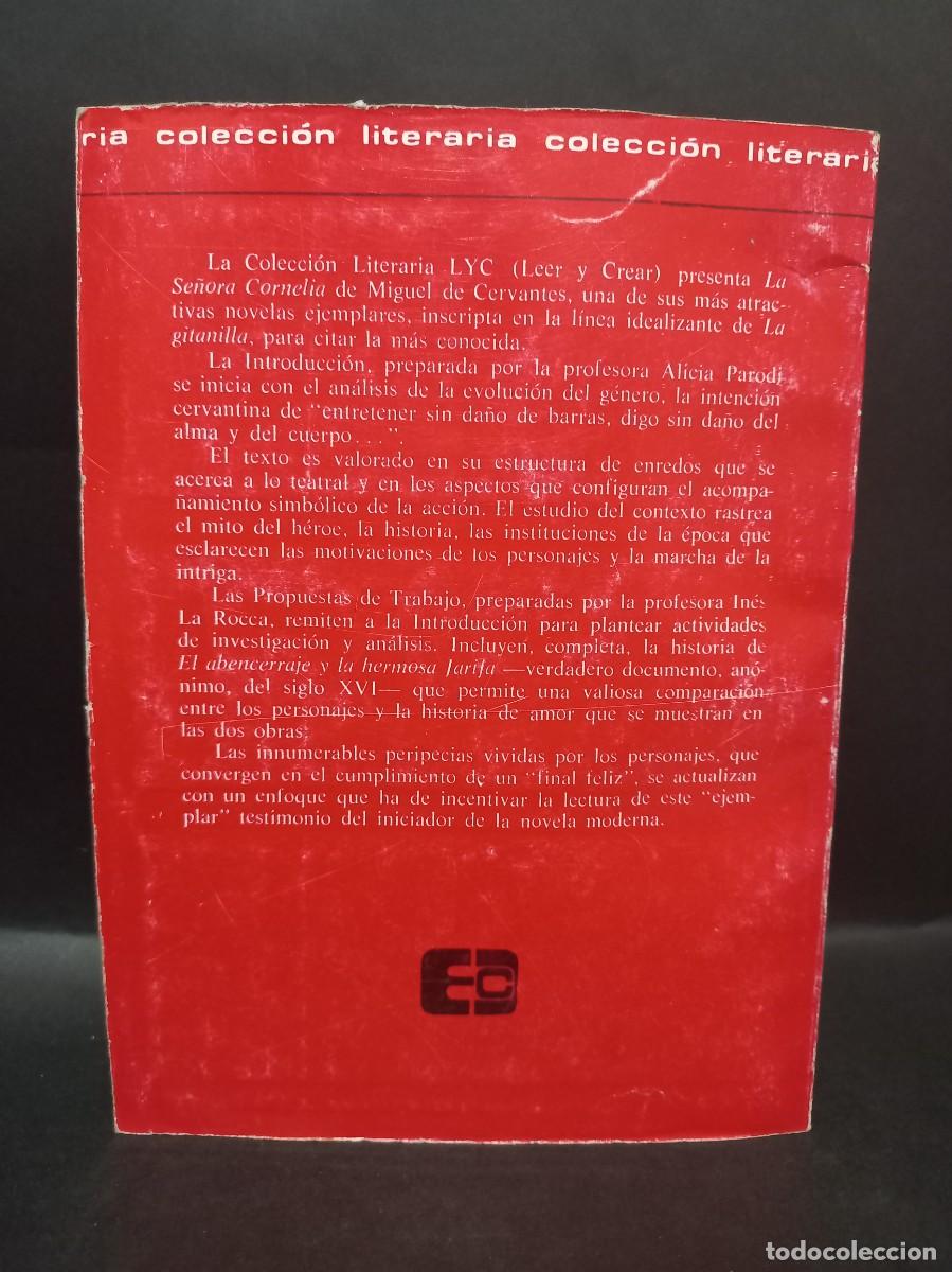 Libros de segunda mano: MIGUEL DE CERVANTES - LA SE&Ntilde;ORA CORNELIA - 1981 - Foto 3
