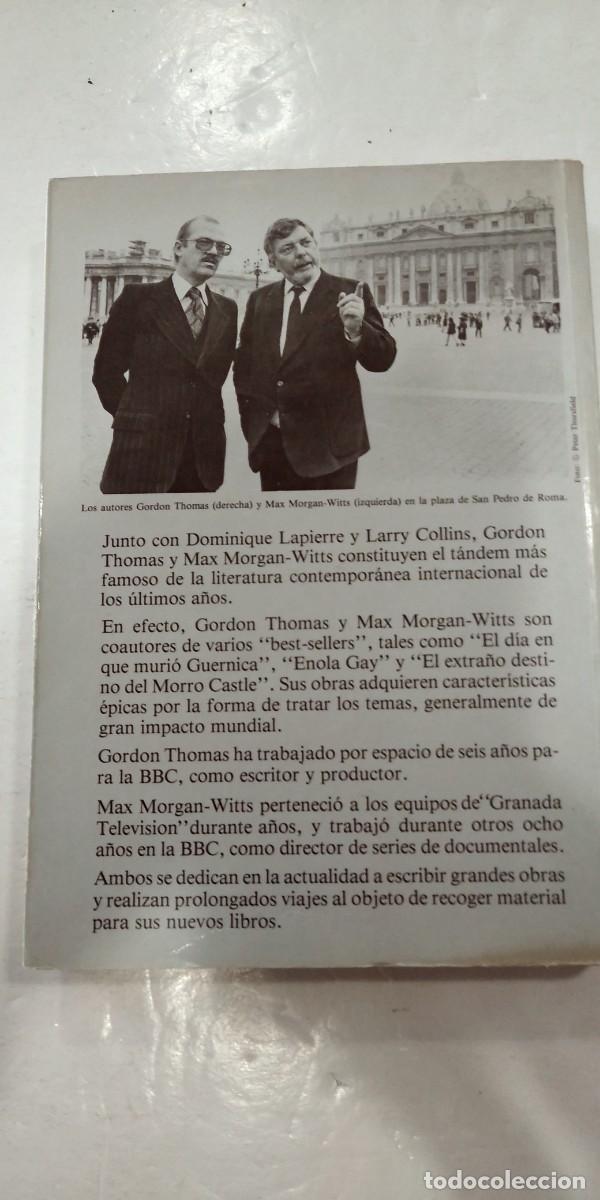Libros de segunda mano: Pontifice Gordon Thomas/Max Morgan-Witts - Foto 2