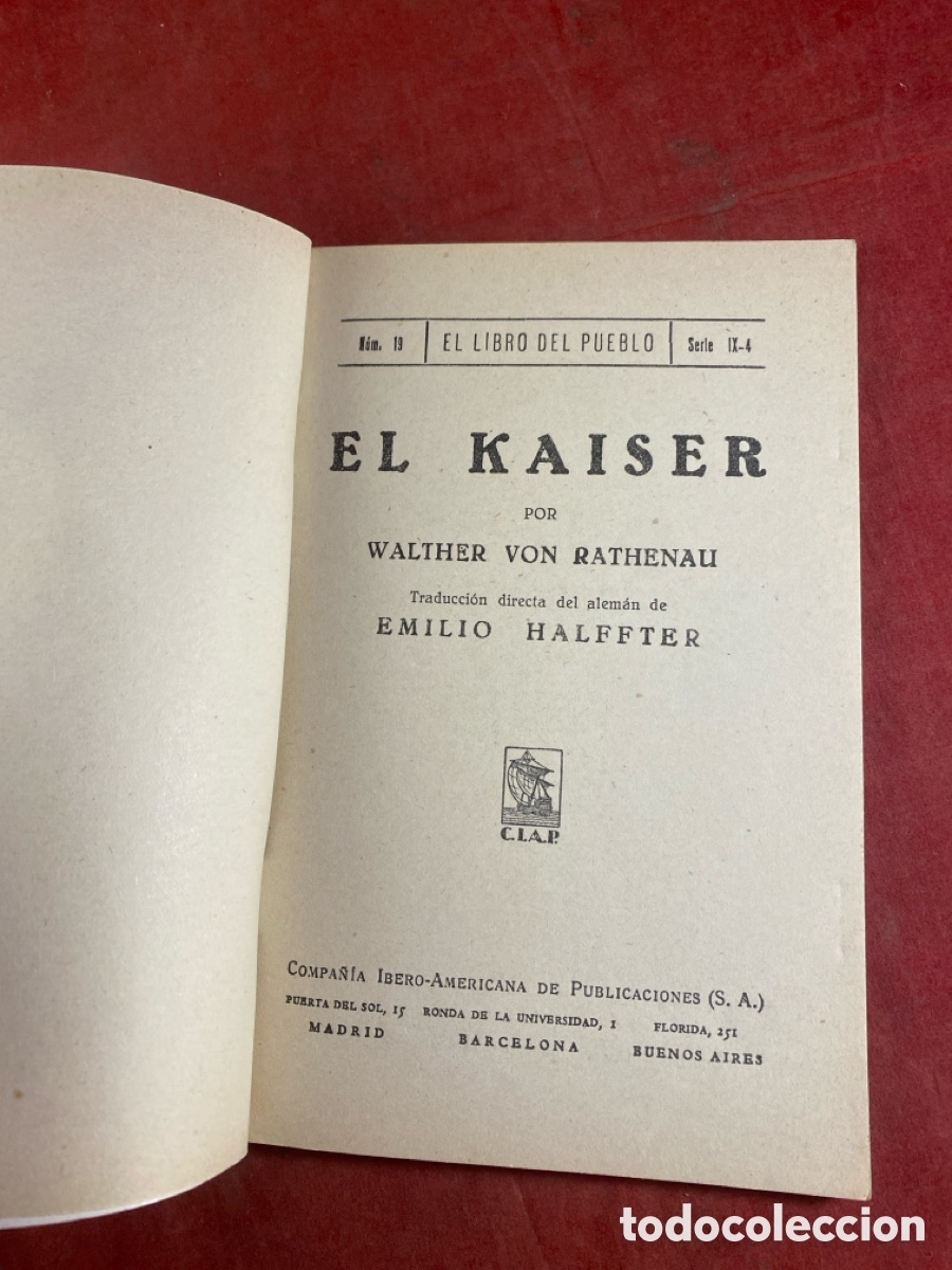 Libros de segunda mano: EL K&Aacute;ISER - Foto 2