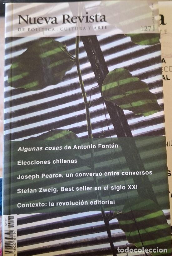 Livres d'occasion: NUEVA REVISTA DE POLITICA, CULTURA Y ARTE N&ordm; 127. ALGUNAS COSAS DE ANTONIO FONTAN. ELECCIONES CHILEN