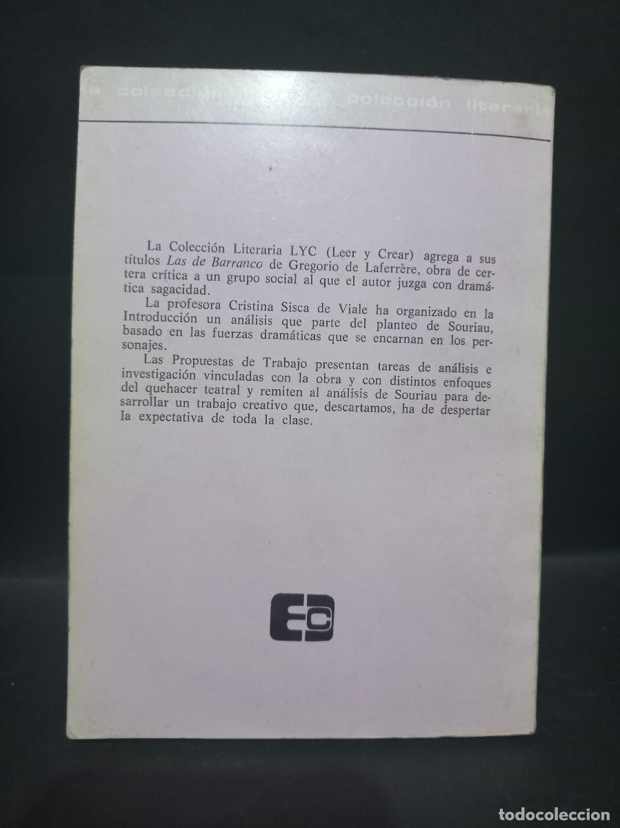 Libros de segunda mano: GREGORIO DE LAFERR&Egrave;RE - LAS DE BARRANCO - 1981 - Foto 3