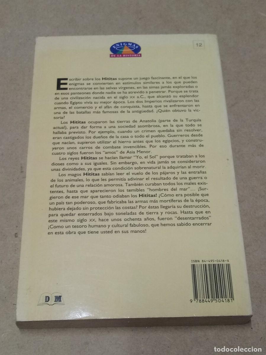 Libros de segunda mano: Los Hititas - Carter Scott - Foto 2