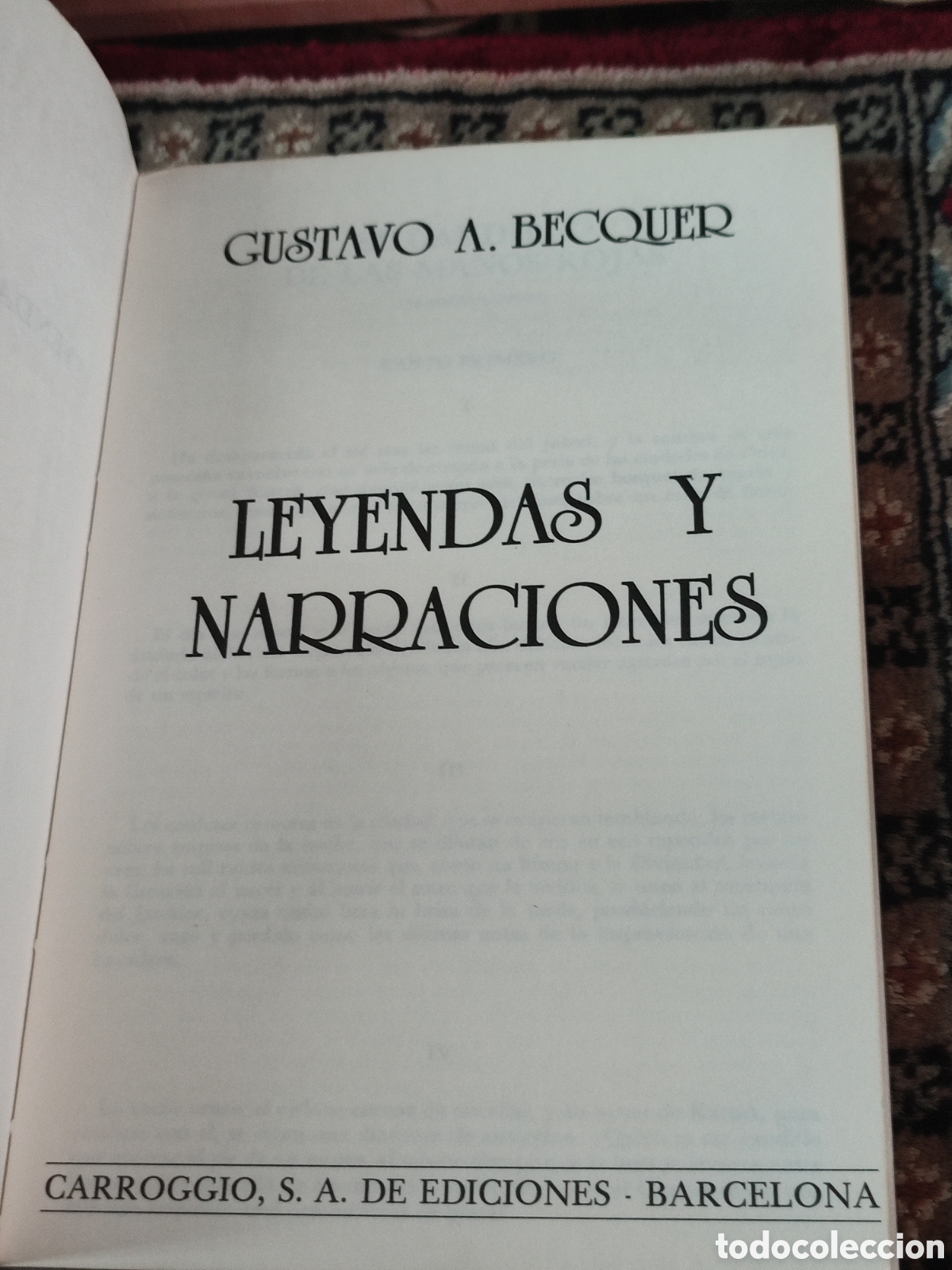 Libros de segunda mano: Gustavo Becquer Leyendas y narraciones - Foto 5