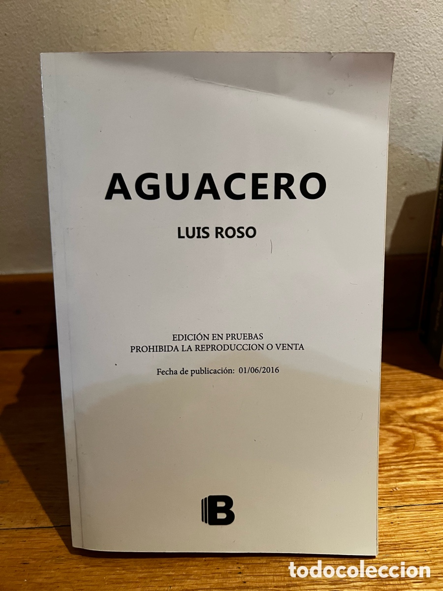 Libros de segunda mano: Aguacero Luis Roso - Foto 1