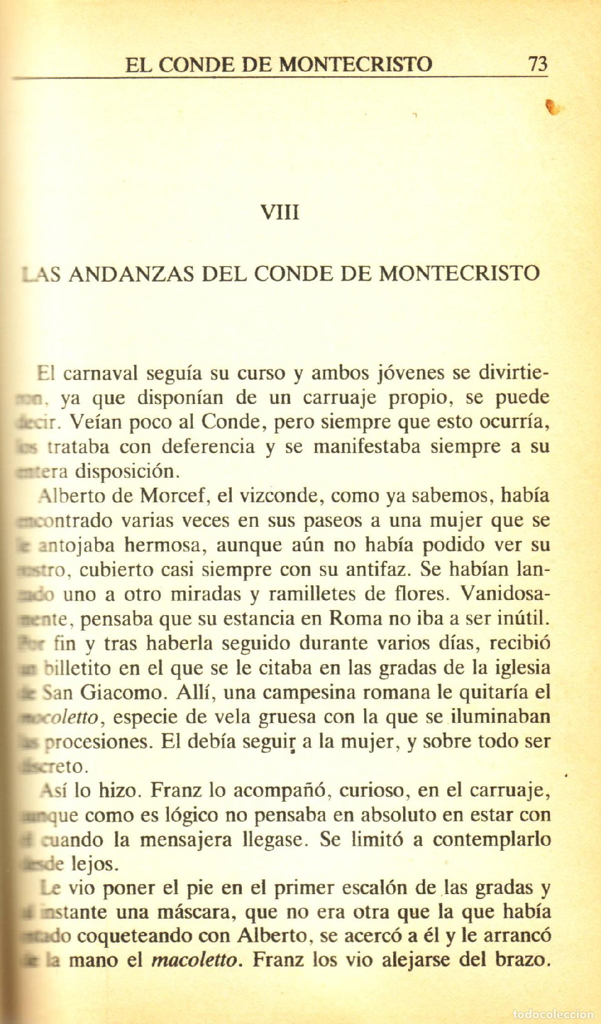 Libros de segunda mano: El conde de Montecristo - Dumas, Alejandro - Foto 2
