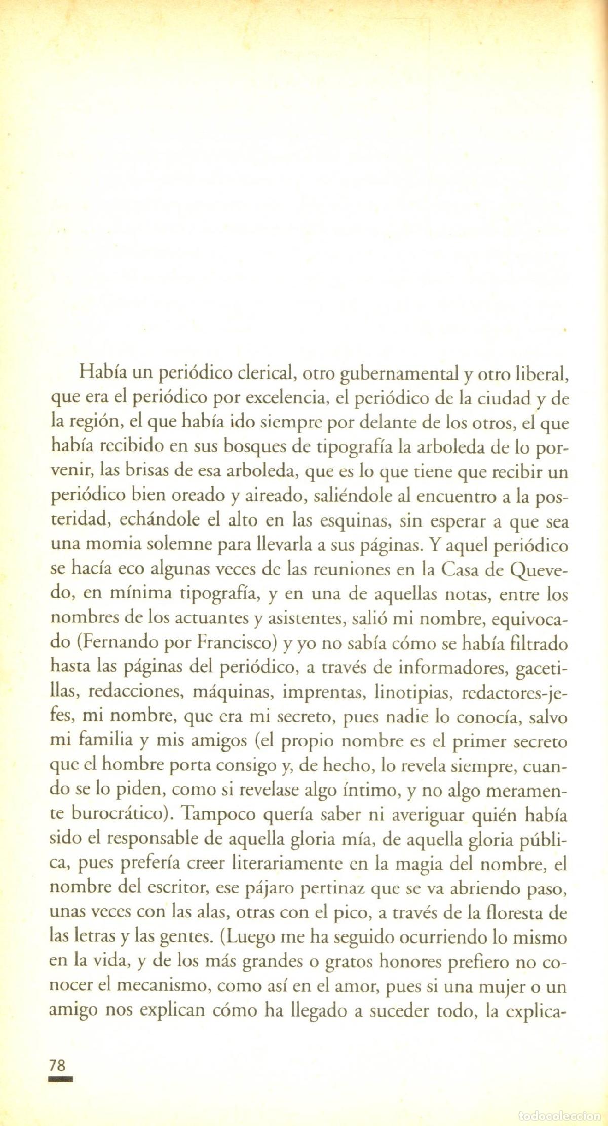 Libros de segunda mano: Las ninfas - Umbral, Francisco - Foto 2