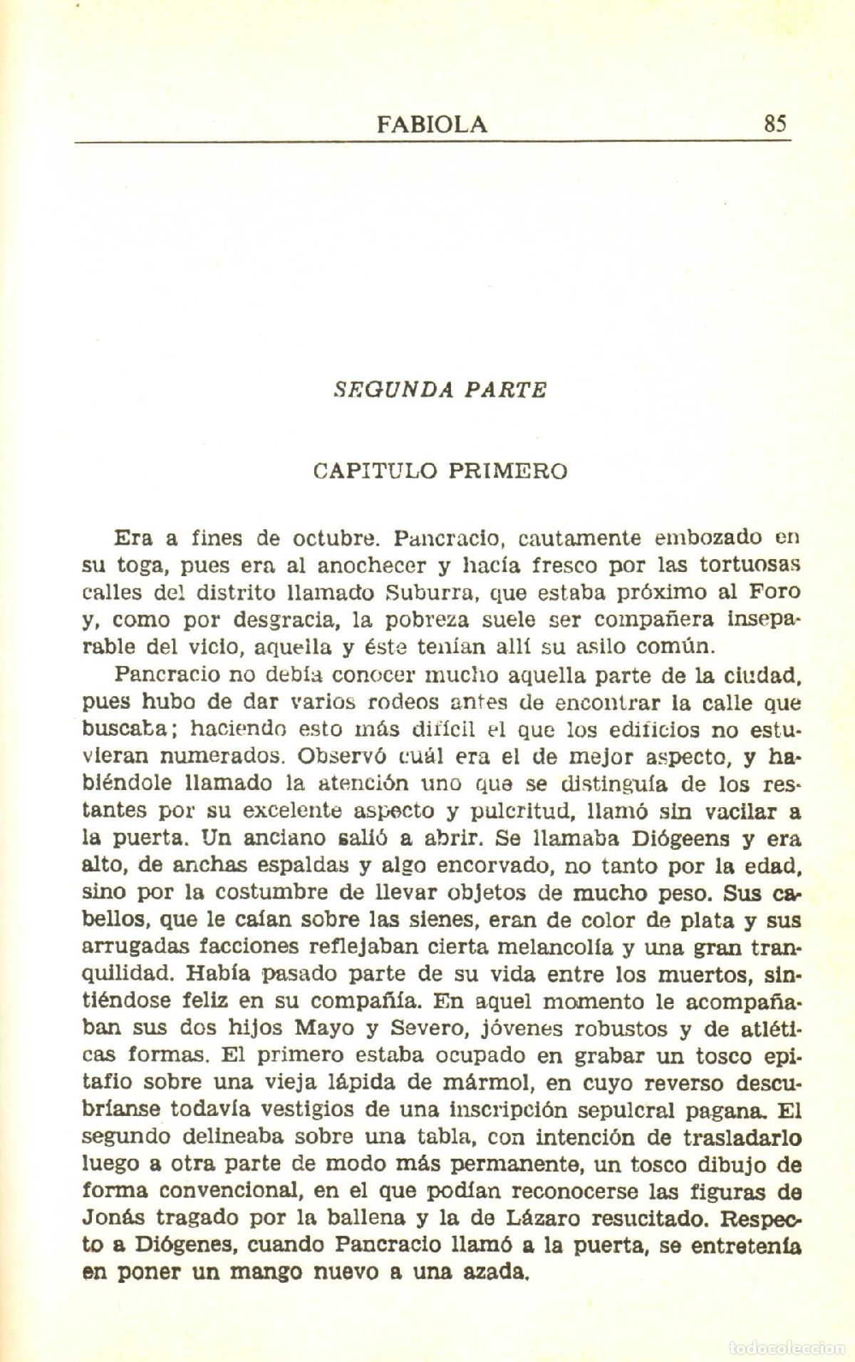Libros de segunda mano: Fabiola - Wiseman, Cardenal - Foto 2