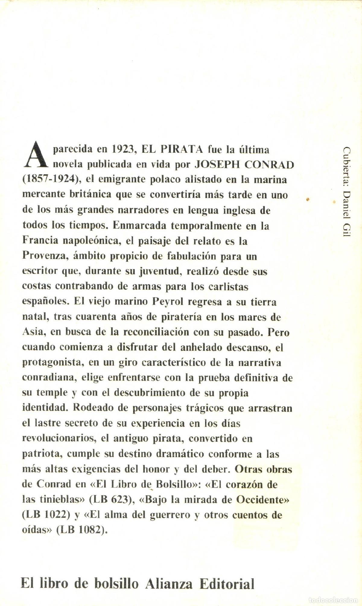 Libros de segunda mano: El pirata - Conrad, Joseph - Foto 2