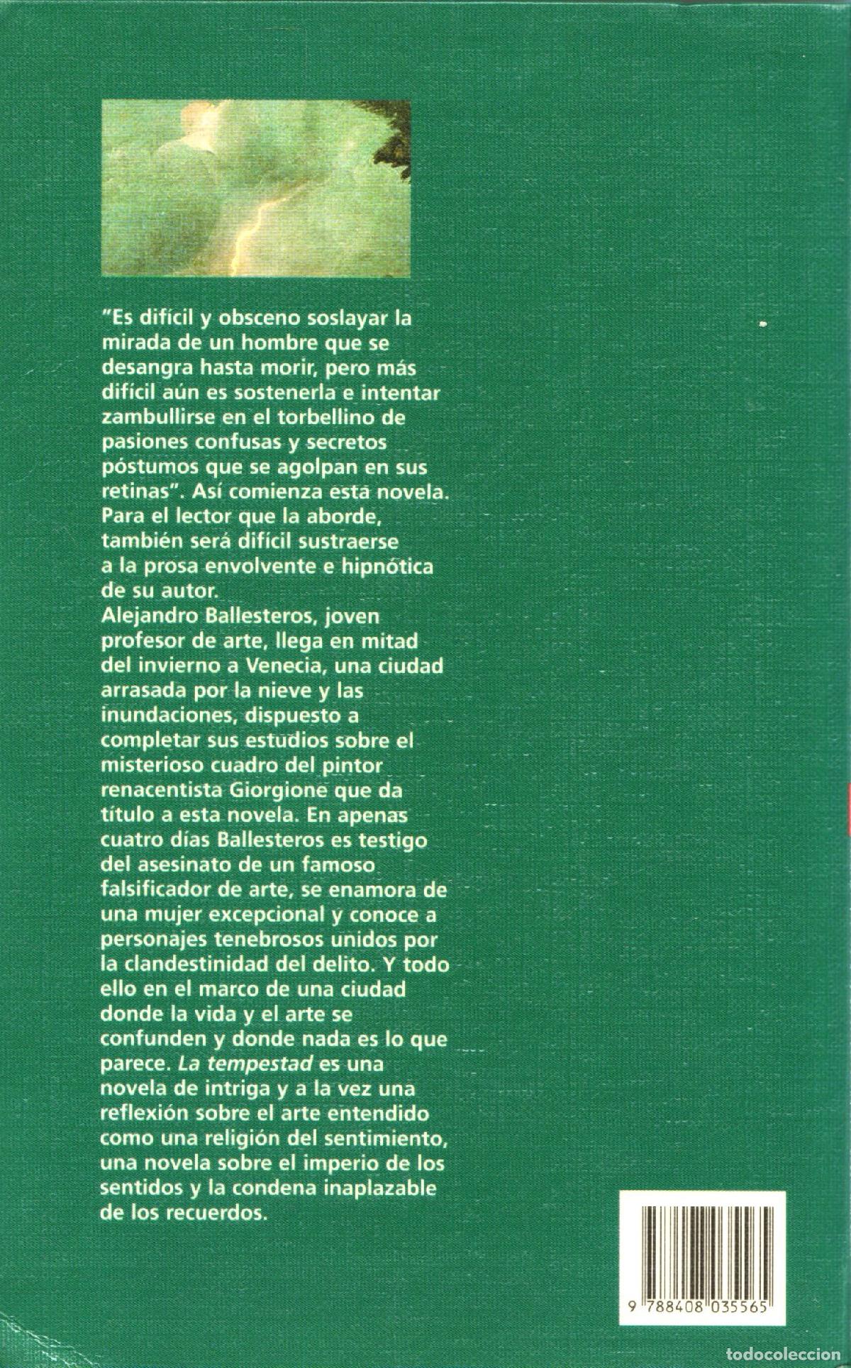 Libros de segunda mano: La tempestad - de Prada, Juan Manuel - Foto 2