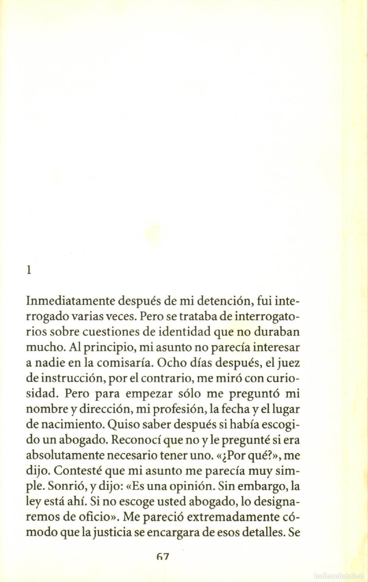 Libros de segunda mano: El extranjero - Camus, Albert - Foto 3