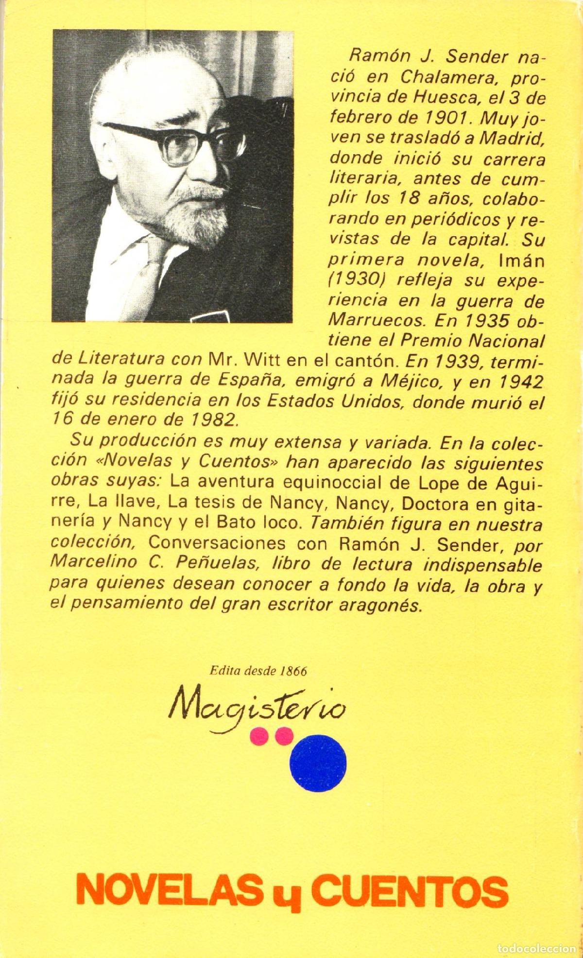 Libros de segunda mano: La tesis de Nancy - J. Sender, Ramon - Foto 3