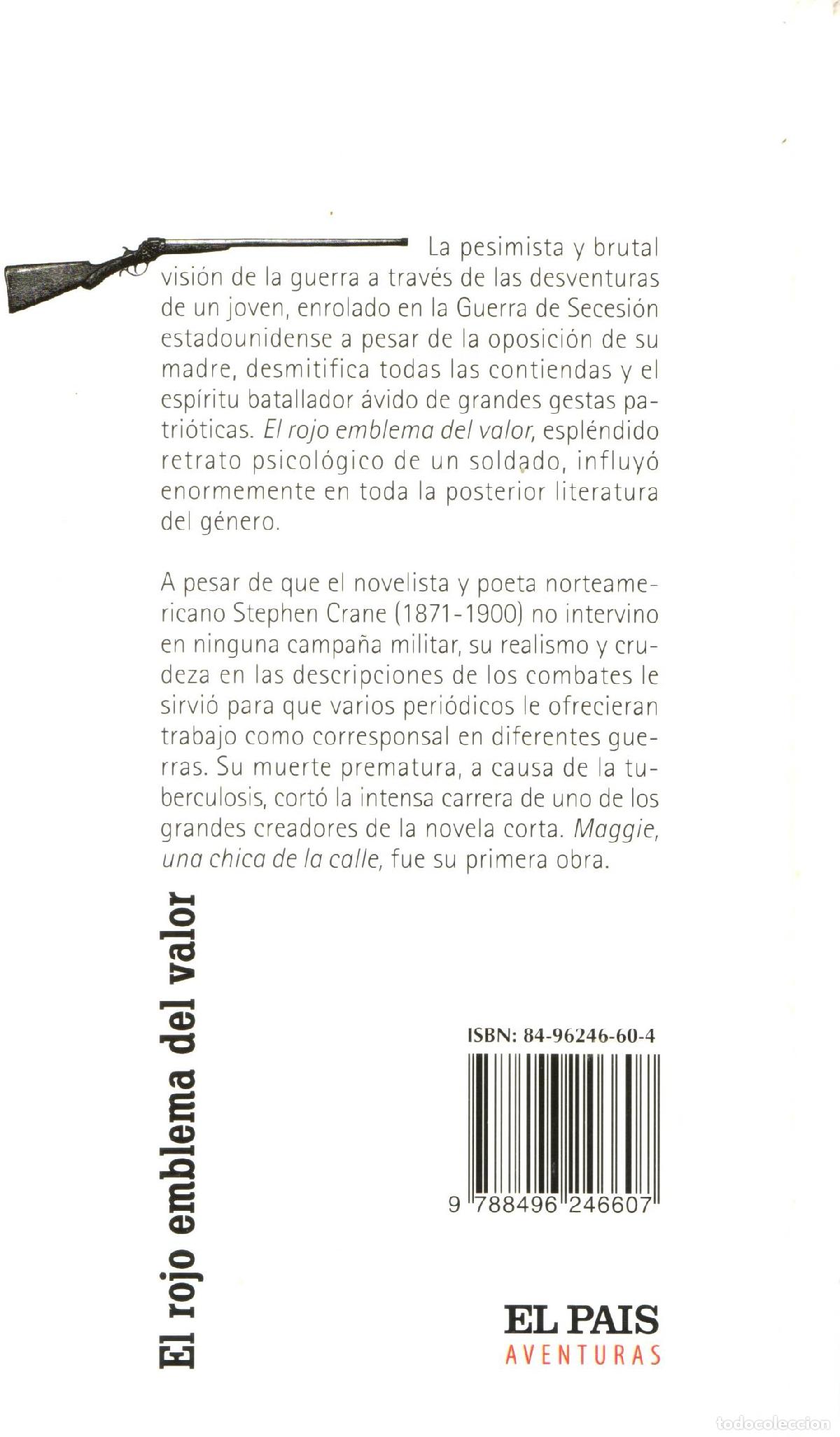 Libros de segunda mano: El rojo emblema del valor - Crane, Stephen - Foto 2