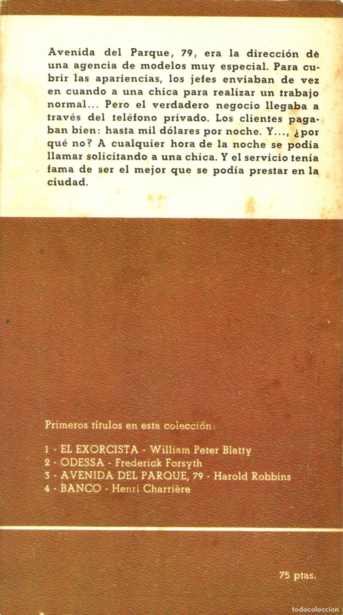 Libros de segunda mano: Avenida del parque 79 - Robbins, Harold - Foto 3