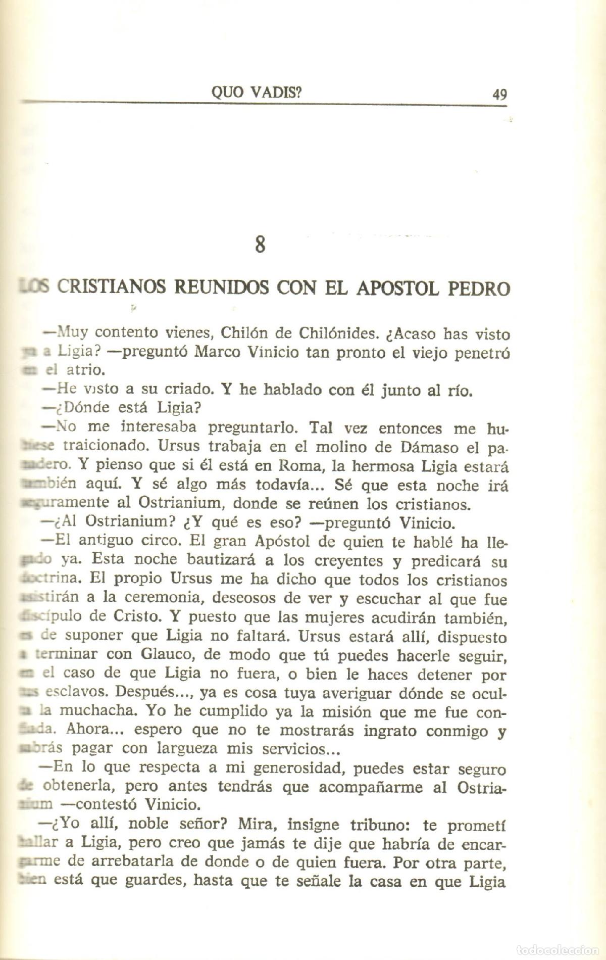 Libros de segunda mano: Quo vadis? - Sienkiewicz, Henryk - Foto 2