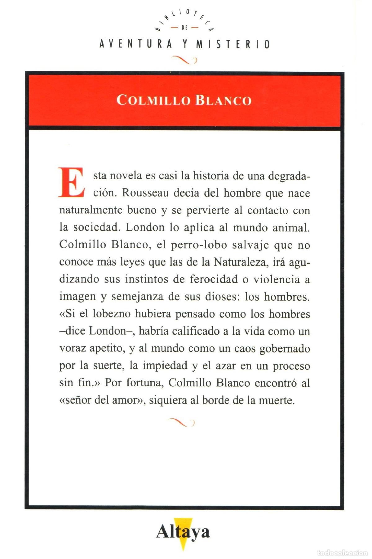 Libros de segunda mano: Colmillo blanco - London, Jack - Foto 2