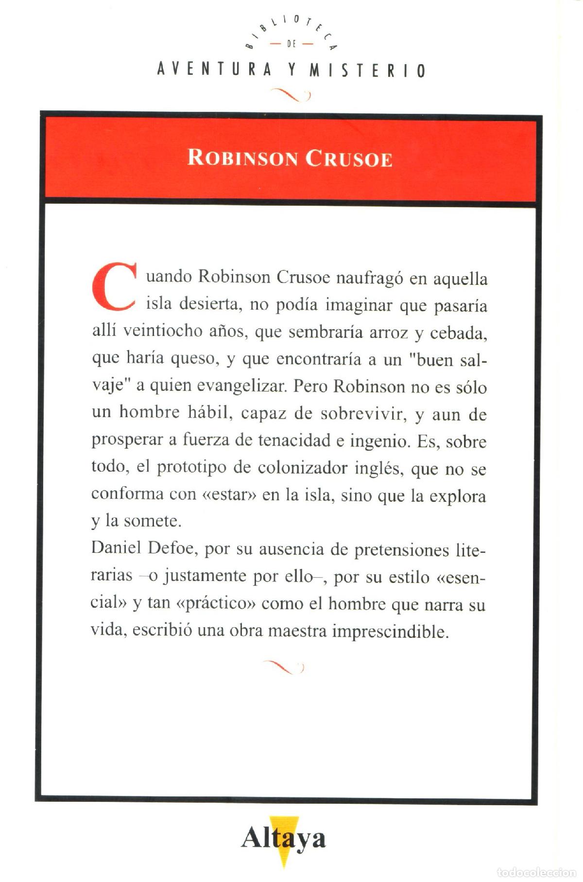 Libros de segunda mano: Robinson Crusoe - Defoe, Daniel - Foto 2