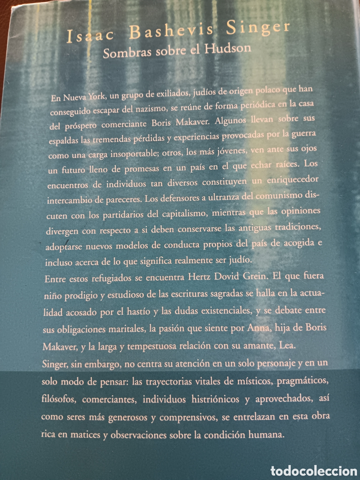 Libros de segunda mano: Isaac Bashevis Singer. Sombras sobre el Hudson - Foto 2