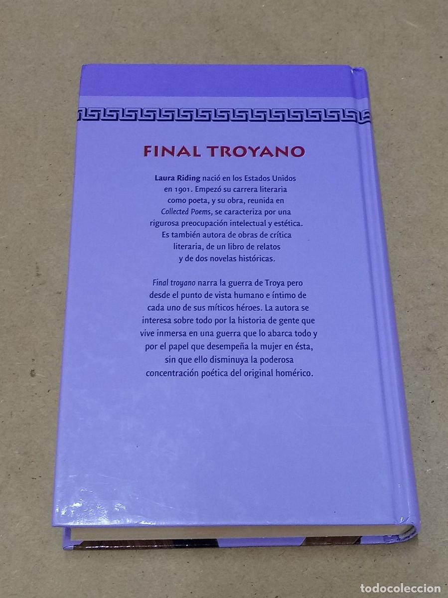 Libros de segunda mano: Final Troyano - Laura Riding - Foto 2