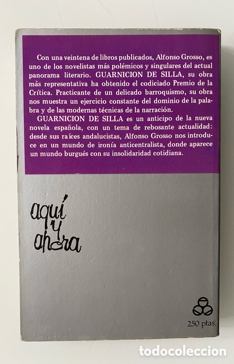 Libros de segunda mano: Guarnici&oacute;n de silla - GROSSO, Alfonso - Foto 2