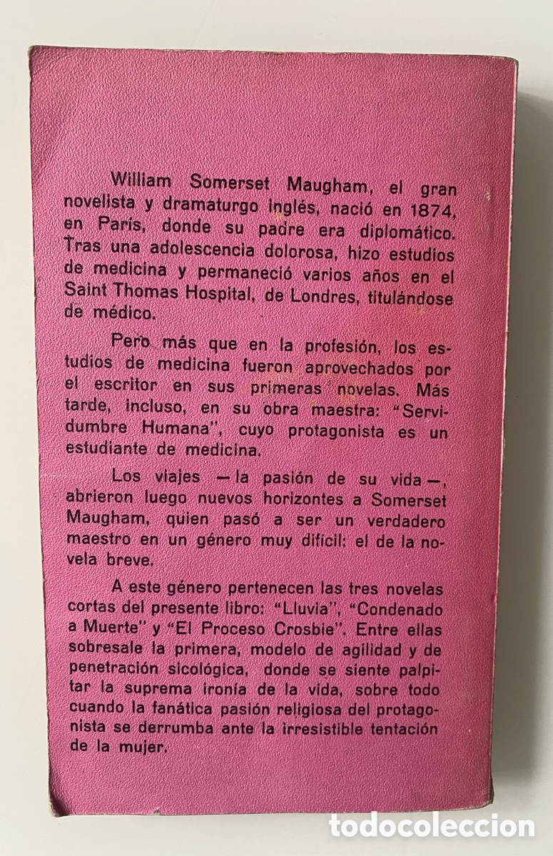 Libros de segunda mano: Lluvia - SOMERSET MAUGHAM, William - Foto 2