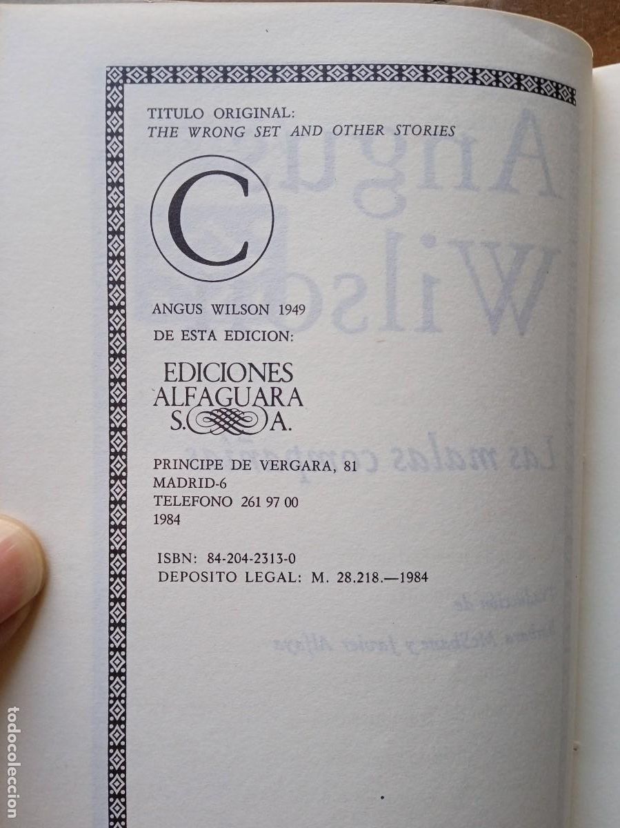 Libros de segunda mano: Angus Wilson Las malas compa&ntilde;&iacute;as - Foto 4