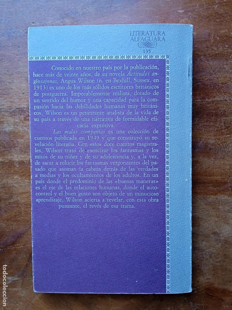 Libros de segunda mano: Angus Wilson Las malas compa&ntilde;&iacute;as - Foto 8