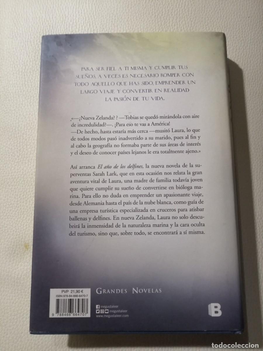 Libros de segunda mano: El a&ntilde;o de los delfines (Sarah Lark) - Foto 2