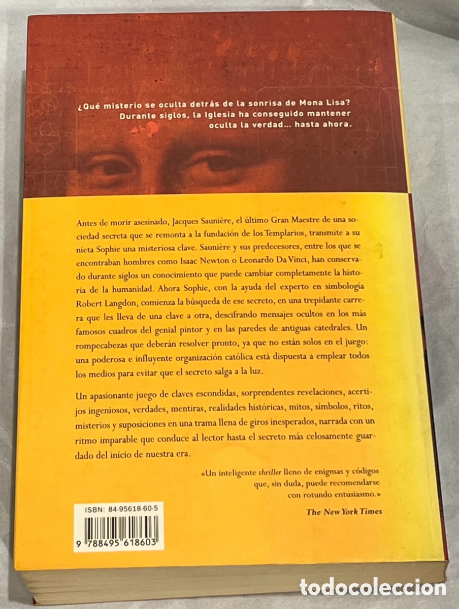 Libros de segunda mano: Libro. Dan Brown. &ldquo;El C&oacute;digo de Vinci&rdquo;. - Foto 2