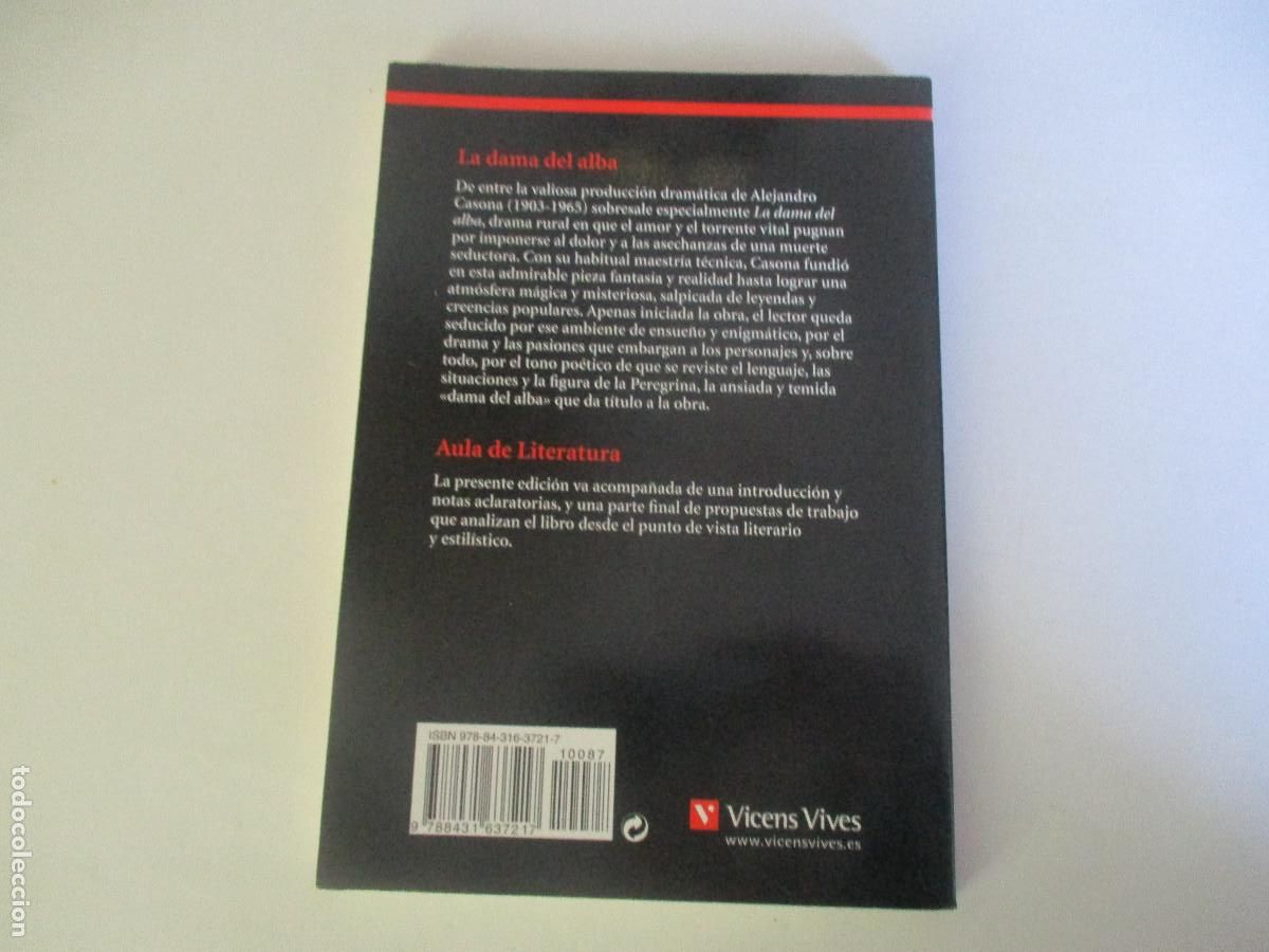 Libros de segunda mano: ALEJANDRO CASONA La dama del alba W26060 - Foto 2