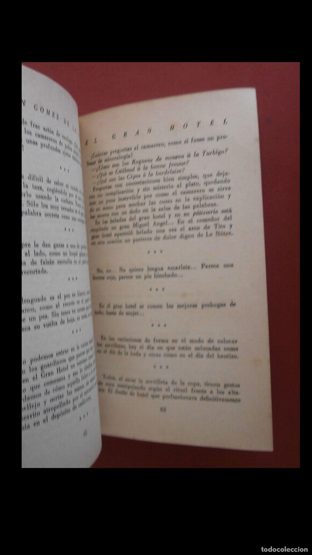 Libros de segunda mano: El gran hotel. Ram&oacute;n G&oacute;mez de la Serna - Foto 4