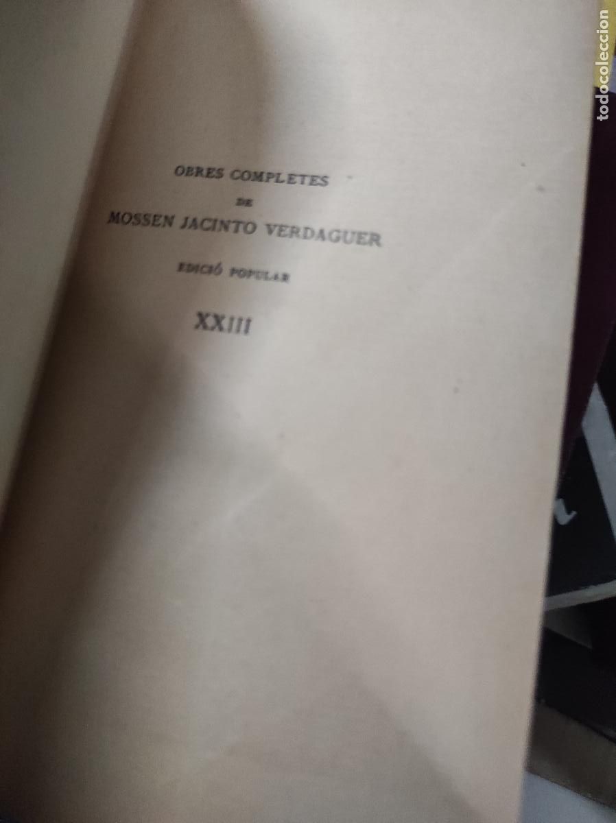 Libros de segunda mano: Verdaguer, Jacinto. - Al cel. - Foto 2