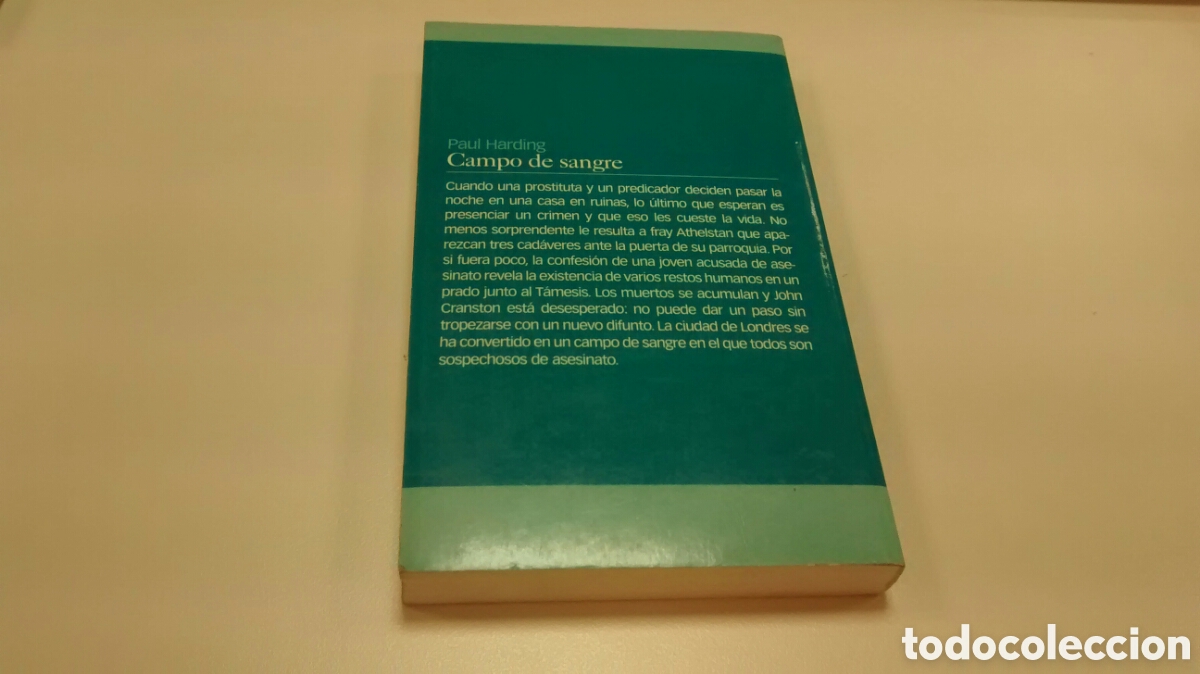 Libros de segunda mano: CAMPO DE SANGRE DE PAUL HARDING (EDHASA) - Foto 2