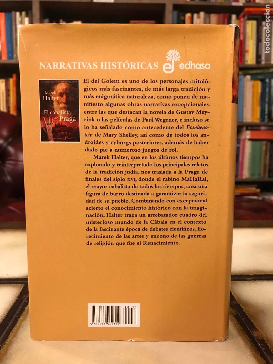 Libros de segunda mano: El cabalista de Praga. Marek Halter. - Foto 2