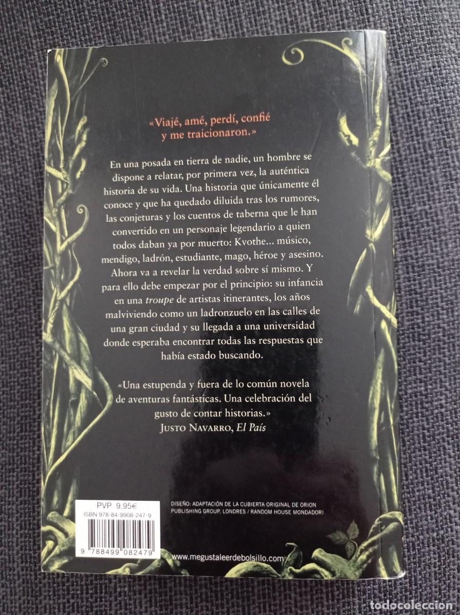 Libros de segunda mano: Libro El nombre del viento. Patrick Rothfuss. Debolsillo 2011. - Foto 2