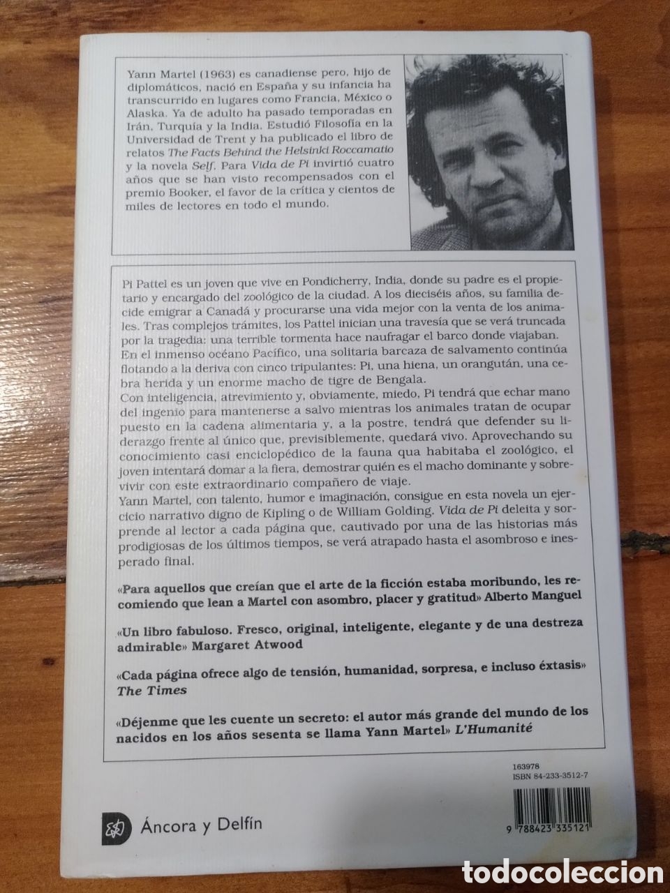Libros de segunda mano: Vida de Pi - Yann Martel (2002) - Foto 5