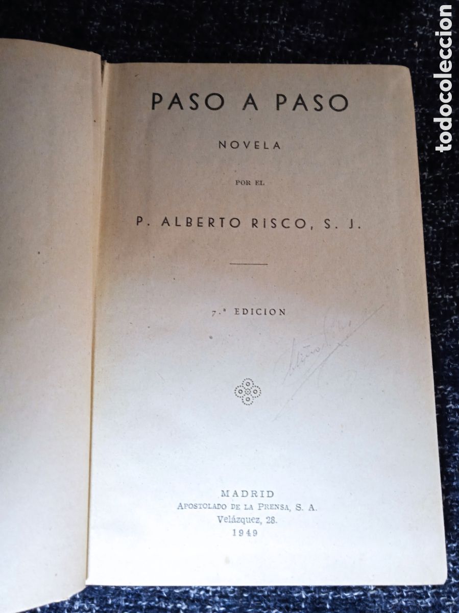 Libros de segunda mano: PASO A PASO. / ALBERTO RISCO - Foto 2