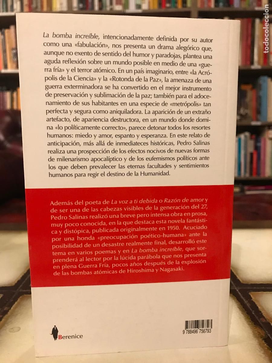 Libros de segunda mano: La bomba incre&iacute;ble. Pedro Salinas - Foto 2