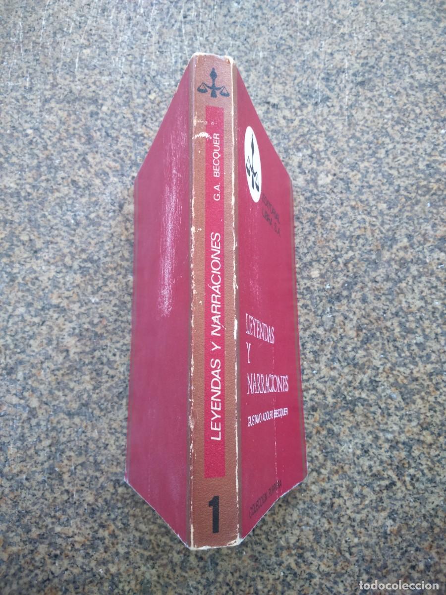 Libros de segunda mano: LEYENDAS Y NARRACIONES -- BECQUER -- 1970 -- - Foto 2