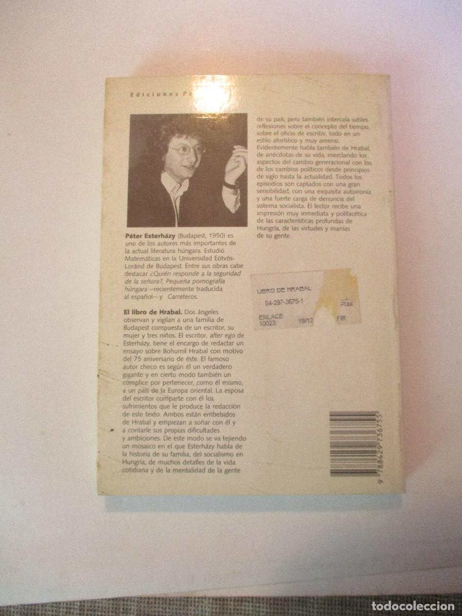 Libros de segunda mano: PETER ESTERH&Aacute;ZY El libro de Hrabal W26196 - Foto 2