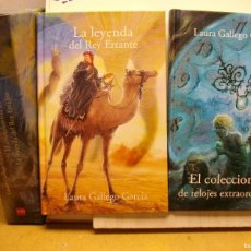 Libros de segunda mano: LAURA GARCIA GALLEGO EL COLECCIONISTA DE RELOJES +LEYENDA DEL REY ERRANTE