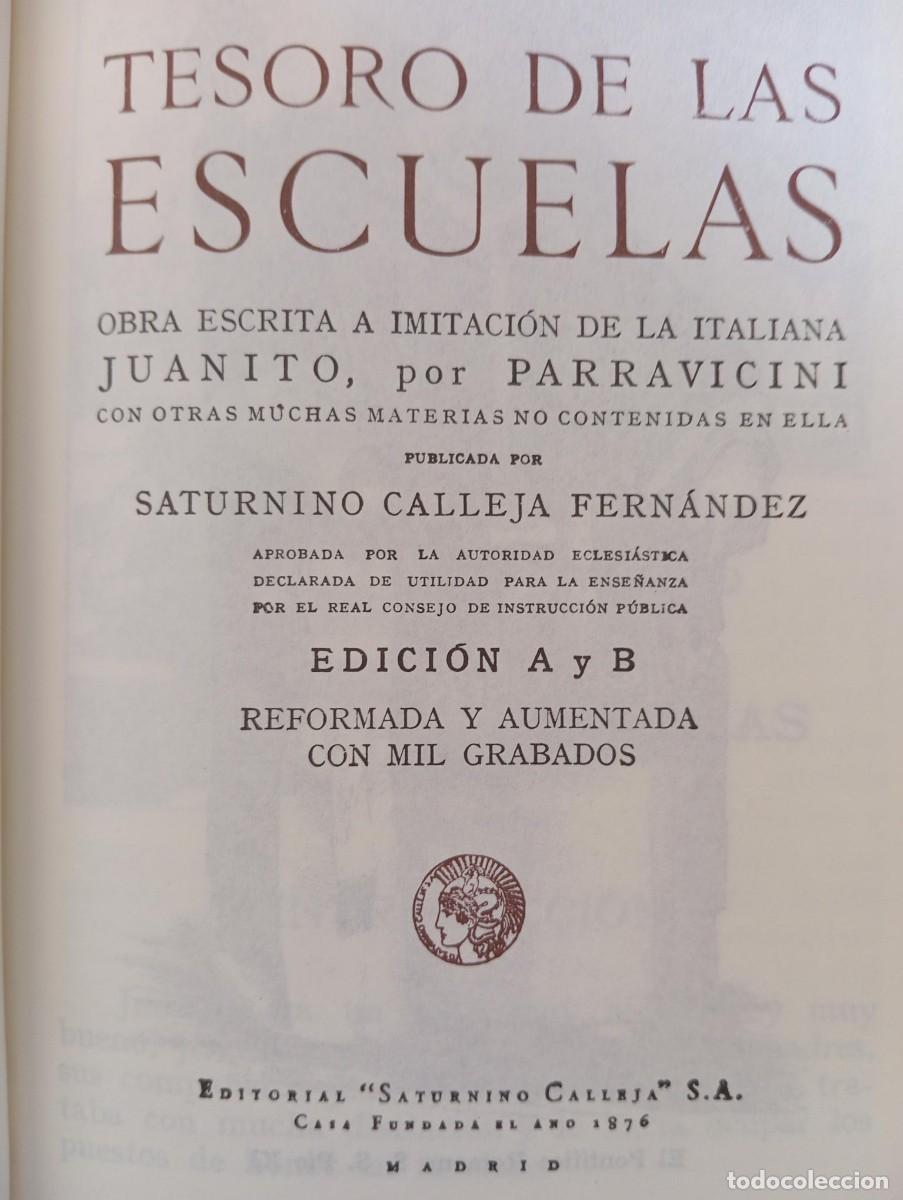 Libros de segunda mano: TESORO DE LAS ESCUELAS I Y II EDAF 2004 - Foto 2
