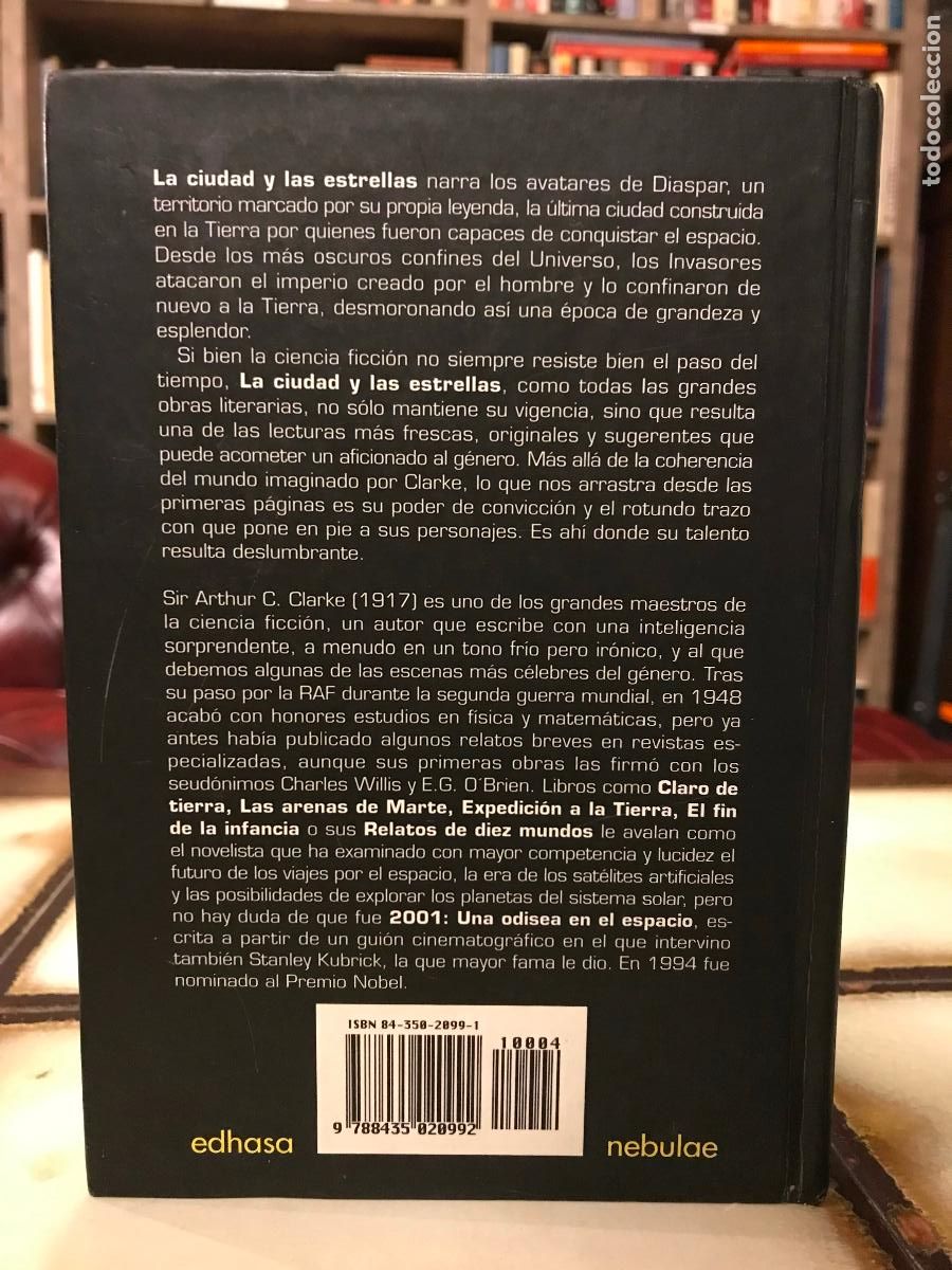 Libros de segunda mano: La ciudad y las estrellas. Arthur C. Clarke. - Foto 2
