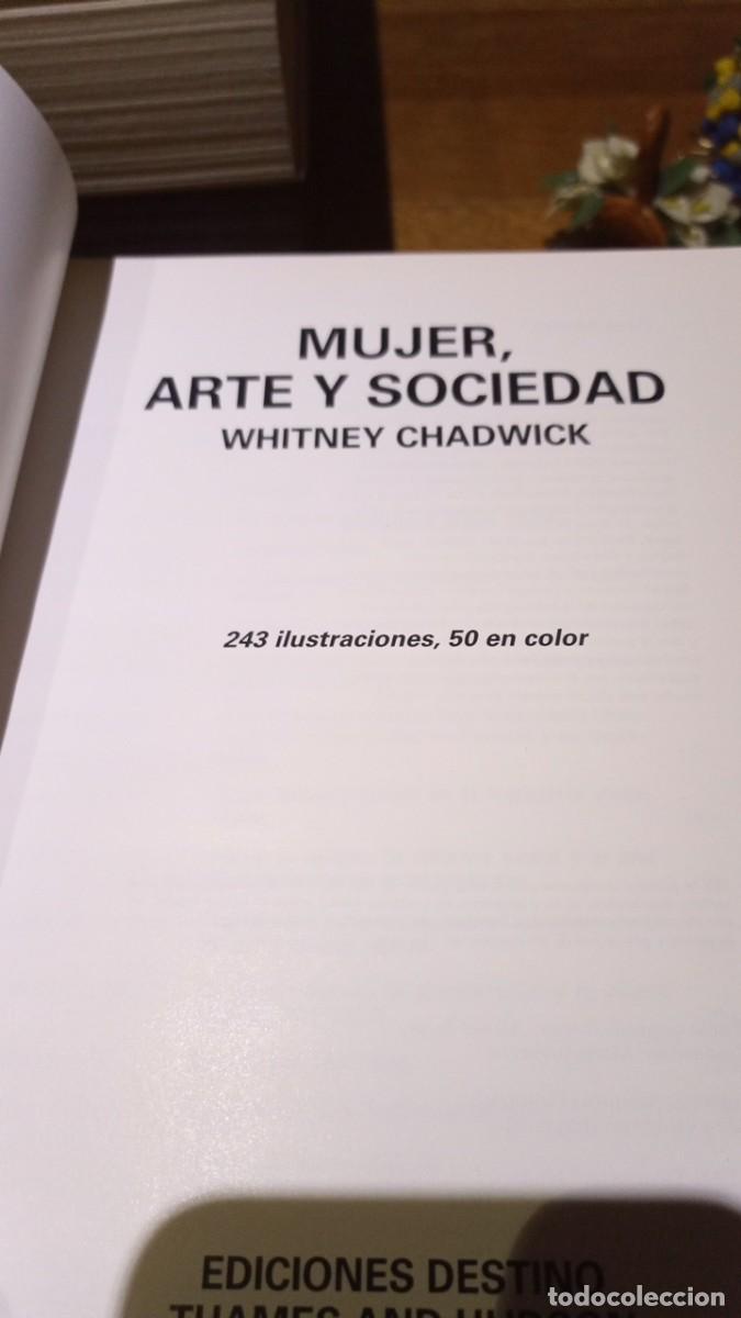 Libros de segunda mano: Libro. Mujer arte y sociedad - Foto 2