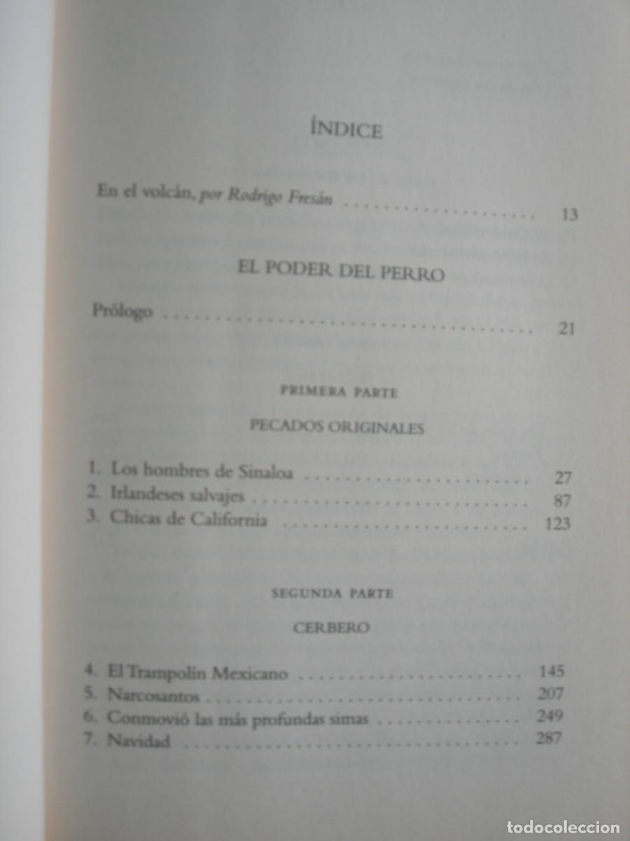 Libros de segunda mano: EL PODER DEL PERRO / DON WINSLOW / NOVELA - Foto 3