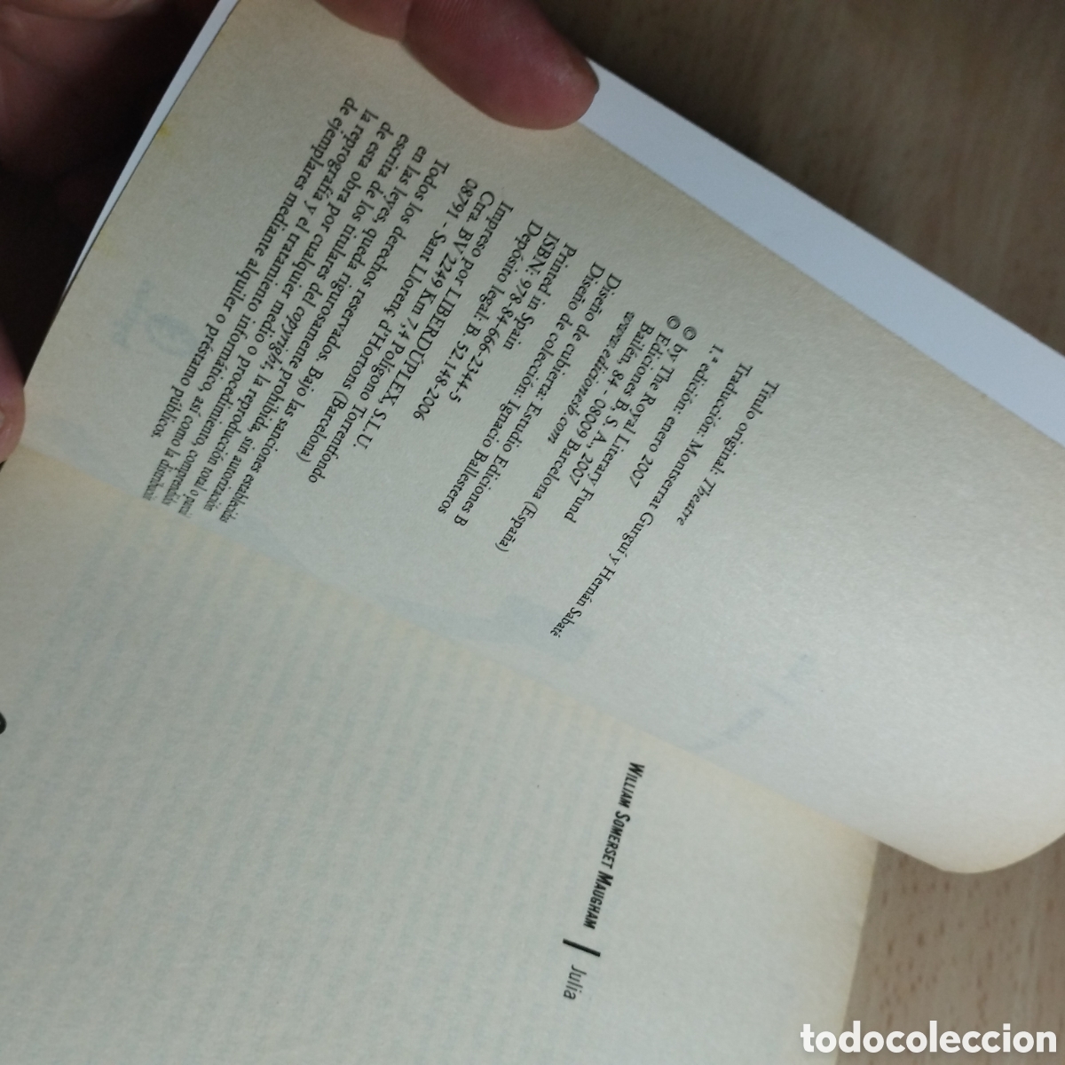 Libros de segunda mano: Julia. William Somerset Maugham. 2007. Ediciones B - Foto 4